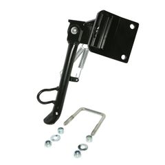 ADAPTABLE SIDE STAND SCOOTER MBK 50 OVETTO 2T AND 4T 2008+-YAMAHA 50 NEOS 2T AND 4T 2008+ BLACK -SELECTION P2R-