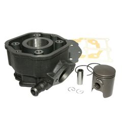 CYLINDRE 50 A BOITE ADAPTABLE DERBI 50 SENDA 1996+2005, GPR-GILERA 50 SMT 2000+2005, RCR (MOTEUR DERBI EURO 2) -P2R FONTE AVEC P