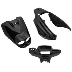 BODYWORK-SCOOTER FAIRING ADAPTABLE MBK 50 BOOSTER NG, ROCKET OLD MODEL-YAMAHA 50 BWS BUMP, SPY OLD MODEL GLOSS BLACK