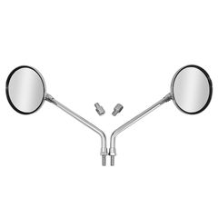 SCOOT ROND DIAM 103 mm CHROME 8 2 REDUCTEURS M10 PAIRE