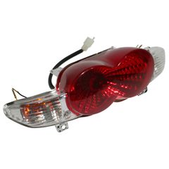FEU ARRIERE SCOOT ADAPTABLE MBK 50 OVETTO 2008+-YAMAHA 50 NEOS 2008+ AVEC CLIGNOTANTS (HOMOLOGUE CE) -P2R-
