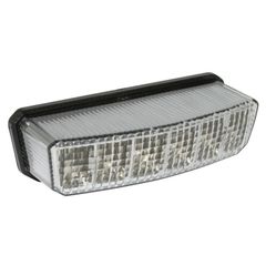 FEU ARRIERE 50 A BOITE ADAPTABLE RIEJU 50 TRANSPARENT A LEDS AVEC STOP (6 LEDS ROUGES) -P2R-