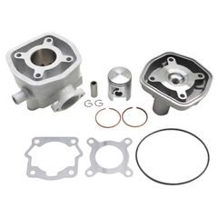 HAUT MOTEUR 50 A BOITE ADAPTABLE DERBI 50 SENDA 1996+2005, GPR-GILERA 50 SMT 2000+2005, RCR (MOTEUR DERBI EURO 2) -ALU NIKASIL P