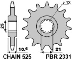 acier standard 2331 - 525