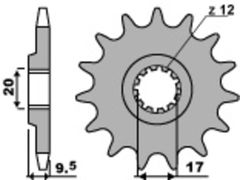 Standard Stahlriztel vorne 7005 - 420