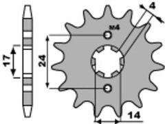 Standard Stahlriztel vorne 2153 - 420