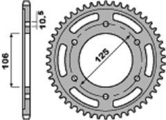 Ultraleichtes Aluminium Kettenrad 4530 - 520