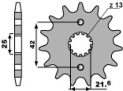 Standard Stahlriztel vorne 513 - 530