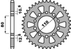 Standard Stahlriztel vorne 334 - 520
