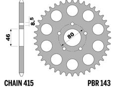 standard steel - 415 42 teeth