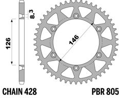 alu standard - 428 58 zubů