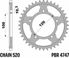 alu renforcé - 520 43 zubů