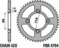 alu standard - 420 48 zubů