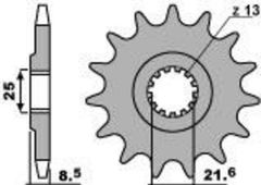 standard stål 2137 - 525 14 tänder