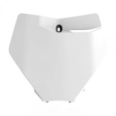 Nummerntafel weiß