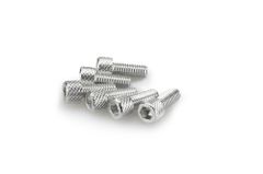 In anodisiertem Aluminium Silber Blister 6 Schrauben Allen M6x15mm
