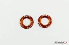 Jeu Anneaux en Aluminium Anodise Protection Orange
