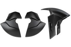 Pista 4 - Garde boue avant 3 Noir mat
