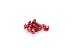 In Geanodiseerd Rood Blister 6 verzonken schroeven M6x20mm