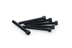 In Geanodiseerd Zwart Aluminium Blister 6 allen schroeven M6x55mm
