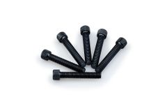 In Anodized Black Aluminium Blister 6 allen screws M8x45mm