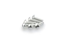In Geanodiseerd Aluminium Zilver Blister 6 verzonken schroeven M5x20mm