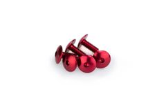 In Geanodiseerd Rood Blister 6 verzonken schroeven M6x15mm
