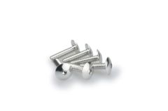 In geanodiseerd aluminium zilver blister 6 verzonken schroeven M6x25mm