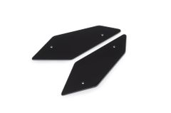 Set deflectoren Roadster Zwart