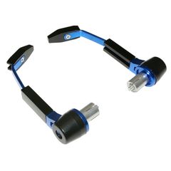REM RR ALU EINDSTUKKEN - BLAUW VOOR ALLE SOORTEN STUUR 13 17 mm PAAR