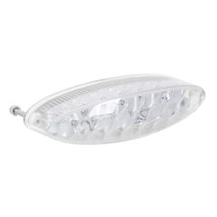 UNIVERSAL LED-STOPPLATTE SPACE TRANSPARENT 19 ROT FUNKTION STOP 107x29mm CE-ZULASSUNG