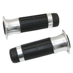 MOTO ON ROAD R382 SILVER CLOSED END 115mm CROSS - MX PAIR