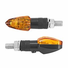 UNIVERSELLE MICRO-PFEIL MIT BAU9S ORANGE - KURZ L 55mm - H 20mm 22mm CE-ZERTIFIZIERT PAAR