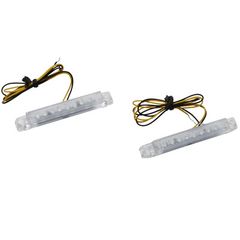 DEKO LED-BARRETTE BLAU L 60mm - H 8mm 9mm DAS PAAR