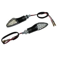 UNIVERSEL TRIANGLE 12 LEDS BASE ABS TRANSPARENTE - CURTA L 69mm - H 24mm 20mm HOMOLOGADO CE PAR