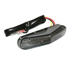 50 A BOX LIGHT - LUXURY TRIANGLE MOTORCYCLE SMOKED LED STOP LIGHT 82mm - WIDTH 40mm - HEIGHT 20mm CE APPROVED