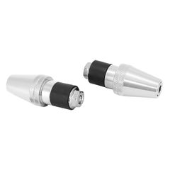 CONICAL TIP MOLETE POLISHED SILVER DIAM 17 mm PAIR