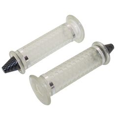 SCOOTER - 50 A BOITE CONE TRANSPARENT - CARBONE CLOSED END PAIRE