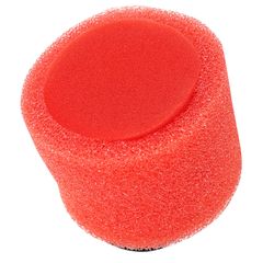DOUBLE MOUSSE CARBU PWK 21 A 34 mm FIXATION COUDEE 45 DIAM 49 mm ROUGE