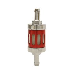 CYLINDRIQUE AJOURE ALU DIAM 8mm VERMELHO