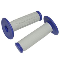 OFF ROAD CROSS KRATON CINZA - AZUL 115mm - CLOSED END PAR