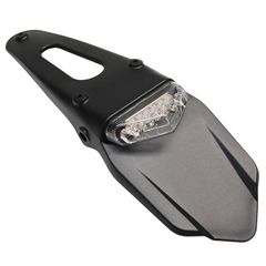 IMMATRICULATIE VUUR 50 A DOOS - MOTO PREMIUM TRANSPARANT LEDS L 328mm - H 55mm 110mm GOEDGEKEURD CE