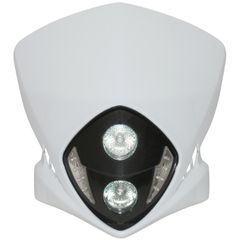 FORK HEAD 50 UNIVERSAL BOX DUKE WHITE WHITE LED HALOGEN 2x20W