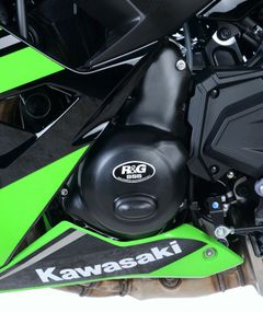 Race Series Left Crankcase Black