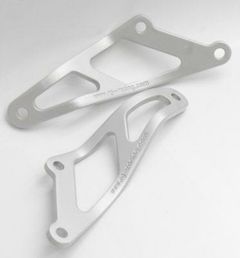 Patte de fixation de silencieux argent