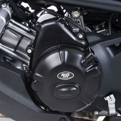 Race Series Left Crankcase (Clutch) - Black