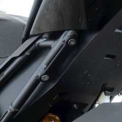 Cache orifice arrière noir