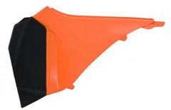 Left Air Box Cover Orange/Black