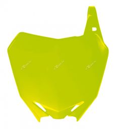 Front Number Plate Neon Yellow