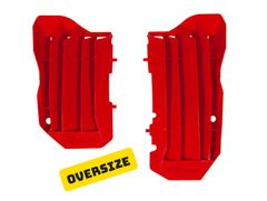 Oversized Radiator Louvers Red